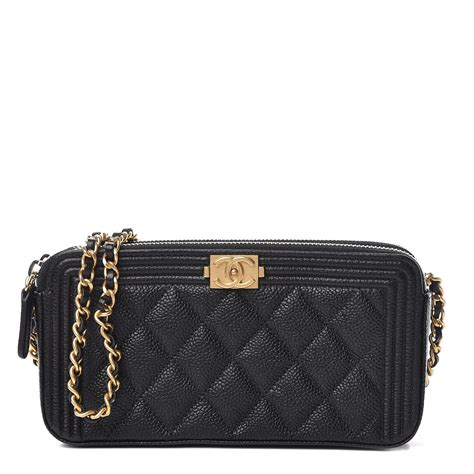 chanel boy clutch with gold chain|Chanel black quilted clutch.